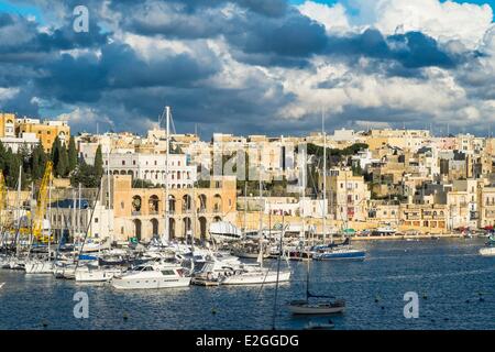 République de Malte Malta Kalkara creek Banque D'Images