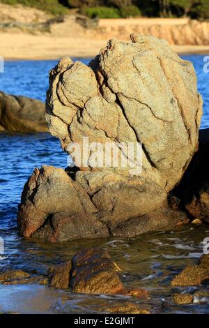 France Corse du Sud Pianottoli Caldarello Corse Sardaigne Parc Marin International un site naturel protégé Chevanu Banque D'Images