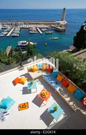 France Bouches du Rhône Cassis Villa Medusa Harbour Banque D'Images