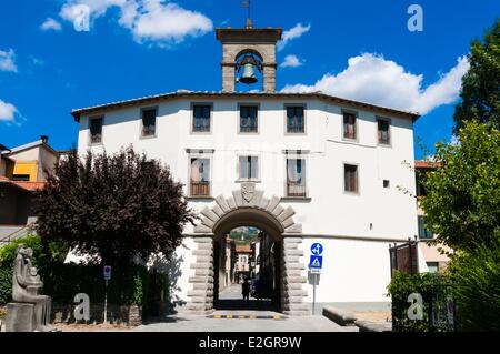 Italie Toscane Florence province Mugello Firenzuola Main Gate Banque D'Images