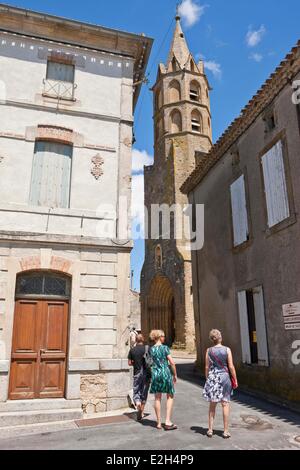 France Aude village médiéval de Fanjeaux Banque D'Images