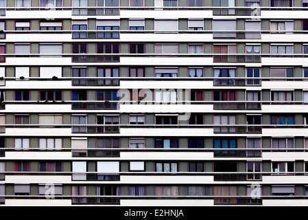 La façade de l'immeuble moderne, full frame Banque D'Images