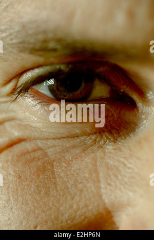 Man's eye, close-up Banque D'Images