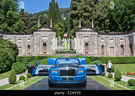 Rolls-Royce convertible à la Concorso d'Eleganza Villa d'Este, le lac de Côme, Italie, mai 2014 Banque D'Images