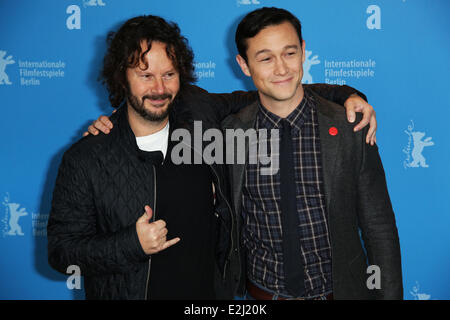 Ram Bergmann et Joseph Gordon-Levitt au 63e Festival International du Film de Berlin (Berlinale) - Don Jon's Addiction photocall - G Banque D'Images