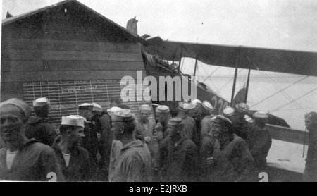 Curtiss JN, A-2368, après avoir perdu dans un div à l'office de tourisme Banque D'Images