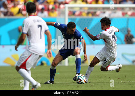 Arena Pernambuco Recife, Brésil : , 20 juin 2014. Football / Soccer : Brésil Coupe du Monde 2014 Coupe du Monde Brésil Groupe D. 2014 : deuxième match Groupe D : Costa Rica contre l'Italie dans la région de Recife Arena Pernambuco (photo : Marco Iacobucci/Alamy live news) Banque D'Images