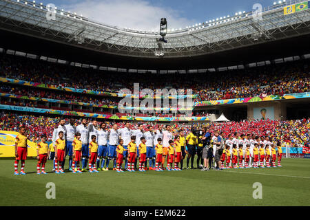 Arena Pernambuco Recife, Brésil : , 20 juin 2014. Football / Soccer : Brésil Coupe du Monde 2014 Coupe du Monde Brésil Groupe D. 2014 : deuxième match Groupe D : Costa Rica contre l'Italie dans la région de Recife Arena Pernambuco (photo : Marco Iacobucci/Alamy live news) Banque D'Images