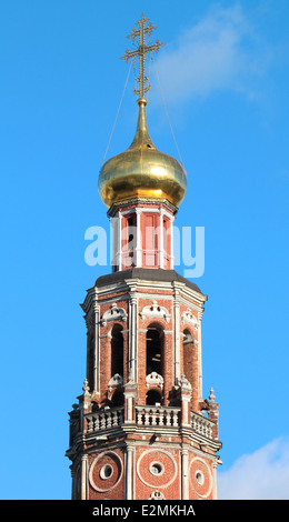 Un fragment de la tour de la cloche à la couvent Novodievitchi à Moscou Banque D'Images