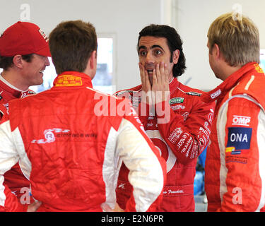 Dario Franchitti participe aux sessions de test de la série Rolex à Daytona International Speedway de Daytona Beach, Floride. En vedette : Dario Franchitti Où : Daytona Beach, Florida, United States Quand : 09 Jan 2013 Banque D'Images