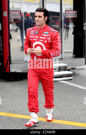 Dario Franchitti participe aux sessions de test de la série Rolex à Daytona International Speedway de Daytona Beach, Floride. En vedette : Dario Franchitti Où : Daytona Beach, Florida, United States Quand : 09 Jan 2013 Banque D'Images