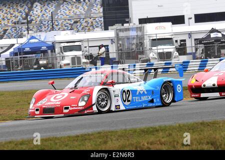 Dario Franchitti participe aux sessions de test de la série Rolex à Daytona International Speedway de Daytona Beach, Floride. En vedette : Dario Franchitti Où : Daytona Beach, Florida, United States Quand : 09 Jan 2013 Banque D'Images