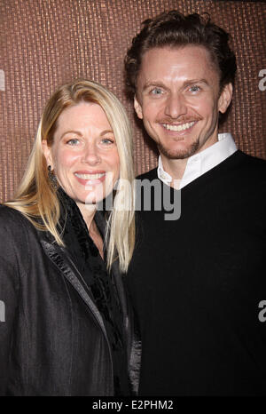 Soirée d'ouverture afterparty pour ''à la mode'', au West Bank Café propose : Marin Mazzie,Jason Danieley Où : New York Banque D'Images