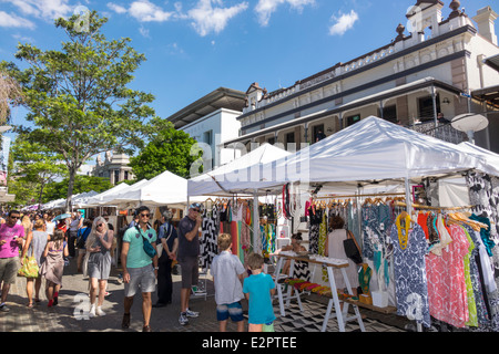 Brisbane Australie,Southbank Parklands,Stanley Street Plaza,Saturday Market,shopping shopper shoppers magasins marchés achats vendre,re Banque D'Images