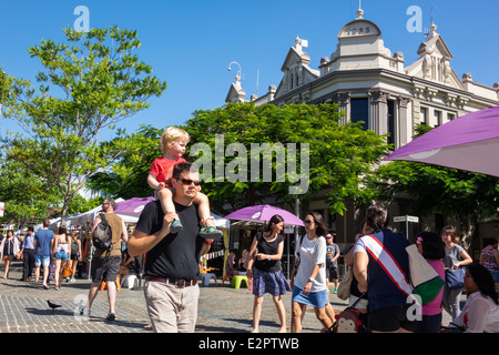 Brisbane Australie,Southbank Parklands,Stanley Street Plaza,Saturday Market,shopping shopper shoppers magasins marchés achats vendre,re Banque D'Images