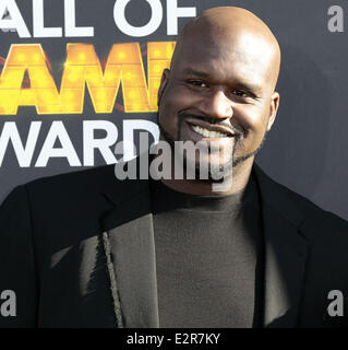 La troisième édition de Cartoon Network Hall of Game Awards tenue au Barker Hangar - Arrivées en vedette : Shaquille O'Neal Où : Lo Banque D'Images