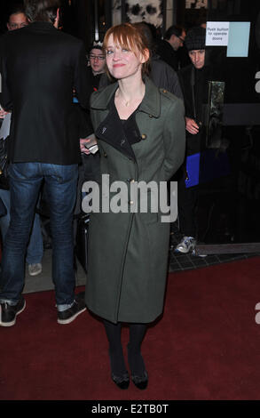 Soirée d'ouverture de 'Macbeth' tenu à la Trafalgar Studios - Arrivées avec : Anne-Marie Duff Où : London, Royaume-Uni Quand : 22 Oct 2013 Banque D'Images