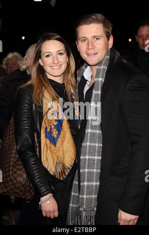 Soirée d'ouverture de 'Macbeth' tenu à la Trafalgar Studios - Avec des arrivées : Allen Leech Où : London, Royaume-Uni Quand : 22 Oct 2013 Banque D'Images