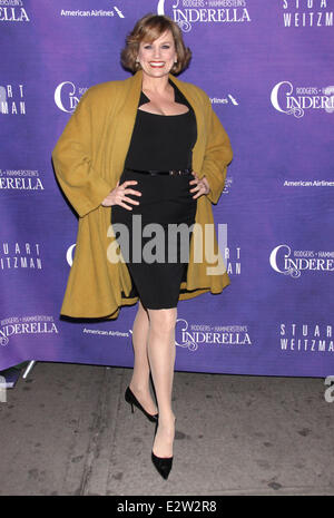 Première de 'Cinderella' au théâtre de Broadway - Arrivées comprend : Cady Huffman Où : New York, NY, United States Quand : 03 Mars 2013 Banque D'Images