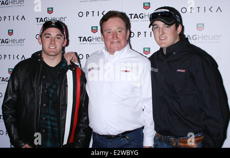 Richard Childress légende Nascar Racing et ses petits-fils Austin et Ty Dillon répondent à leurs fans au Venetian Hotel and Casino comprend : Austin Dillon, Richard Childress, Ty Dillon Où : Las Vegas, Nevada, United States Quand : 09 Mars 2013 Banque D'Images