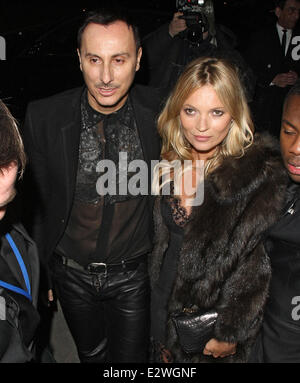 Kate Moss en arrivant à la L'Oreal Kerastase Paris à un événement Mayfair avec : Kate Moss Où : London, Royaume-Uni Quand : 11 Mars 2013 Banque D'Images