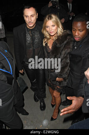 Kate Moss en arrivant à la L'Oreal Kerastase Paris à un événement Mayfair avec : Kate Moss Où : London, Royaume-Uni lorsque : Banque D'Images