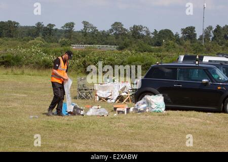 Ascot, Berkshire, Royaume-Uni. 21 Juin, 2014. Des scènes de la dernière journée de Royal Ascot 2014 Crédit : Andrew Spiers/Alamy Live News Banque D'Images