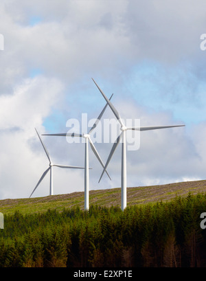 Éoliennes. Clyde Wind Farm, Abington, South Lanarkshire, Écosse, Royaume-Uni, Europe. Banque D'Images