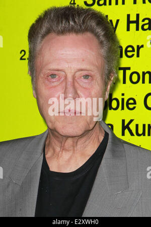 ** Photo ** Christopher Walken "sept psychopathes' - Los Angeles Premiere - Les arrivées à la Mann Bruin Theatre Westwood, Californie - 01.10.12 d' obligatoire : Nouveau dossier Où : Westwood, California, United States Quand : 01 Oct 2012 Banque D'Images