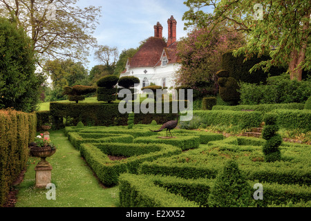 Houghton Lodge, Stockbridge, Hampshire, Angleterre, Royaume-Uni Banque D'Images