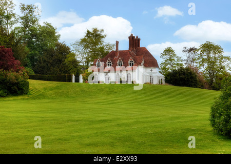 Houghton Lodge, Stockbridge, Hampshire, Angleterre, Royaume-Uni Banque D'Images