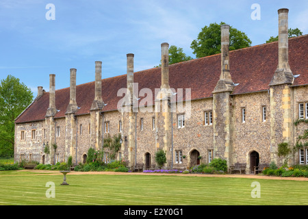 Hôpital de Saint Croix, Winchester, Hampshire, Angleterre, Royaume-Uni Banque D'Images