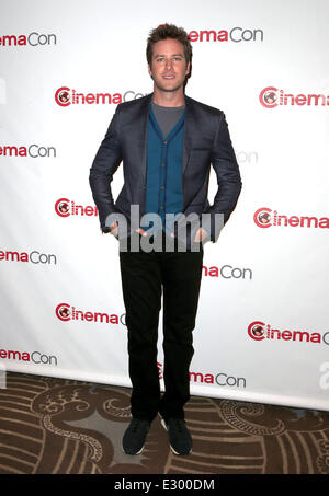 Au cours d'événements Disney 2013 CinemaCon au Caesars Palace Resort and Casino comprend : Armie Hammer Où : Las Vegas, Nevada, United States Quand : 17 Avr 2013 Banque D'Images