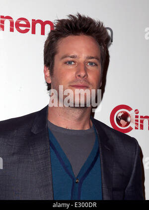 Au cours d'événements Disney 2013 CinemaCon au Caesars Palace Resort and Casino comprend : Armie Hammer Où : Las Vegas, Nevada, United States Quand : 17 Avr 2013 Banque D'Images