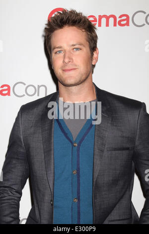 Au cours d'événements Disney 2013 CinemaCon au Caesars Palace Resort and Casino comprend : Armie Hammer Où : Las Vegas, Nevada, United States Quand : 17 Avr 2013 Banque D'Images