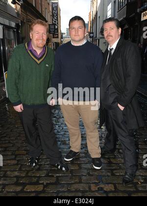 Première de "Roi des voyageurs à l'IFI comprend : Pat Collins,John Connors,Michael Collins Où : Dublin, Irlande Quand : 18 Avr 2013 Banque D'Images