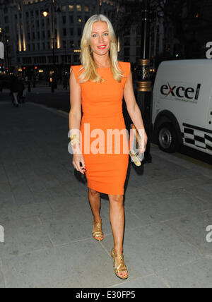 'Stricly Come Dancing Reunion' tête célébrités pour dîner au restaurant STK : Denise van Outen Où : London, United Banque D'Images