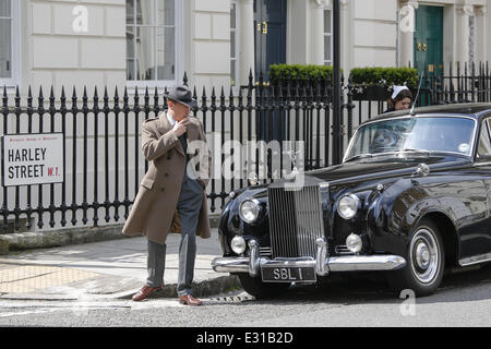 "Souffle" nouvelle Série ITV tournage dans le centre de Londres comprend : Shaun Dingwall Où : London, Royaume-Uni Quand : 06 mai 2013 Banque D'Images