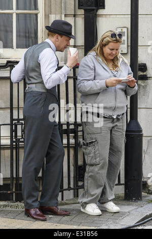 "Souffle" nouvelle Série ITV tournage dans le centre de Londres comprend : Shaun Dingwall Où : London, Royaume-Uni Quand : 06 mai 2013 Banque D'Images