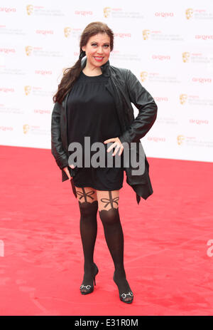 L'Arqiva British Academy Television Awards s'est tenue au Royal Festival Hall - Arrivées avec : Tina Malone Où : London, Royaume-Uni Quand : 12 mai 2013 Banque D'Images