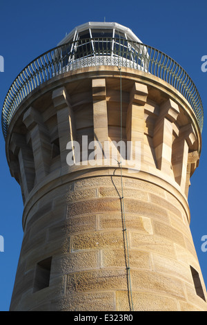 Barrenjoey phare, ouvert au 19ème siècle, sur barrenjoey pointe à Palm Beach, Sydney, NSW, Australie Banque D'Images