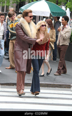 Présentateur : "La légende continue" de film à New York City avec : Will Ferrell, Christina Applegate Où : New York, N Banque D'Images