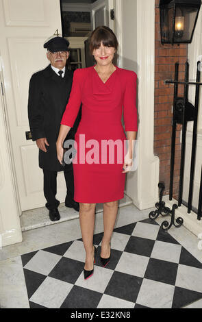 Les célébrités l'arrivée ou au départ des clubs membres Mark's à Mayfair pour un dîner privé. En vedette : Davina Mccall Où : London, Royaume-Uni Quand : 21 mai 2013 Banque D'Images