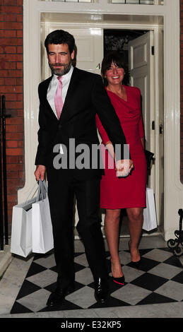 Les célébrités l'arrivée ou au départ des clubs membres Mark's à Mayfair pour un dîner privé. En vedette : Davina Mccall Où : London, Royaume-Uni Quand : 21 mai 2013 Banque D'Images