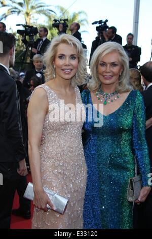 66e Festival du Film de Cannes - 'Zulu' - Premiere comprend : Renate Thyssen Henne,Gabriele Inaara Begum Aga Khan où : Cannes, France Quand : 26 mai 2013 **** Banque D'Images