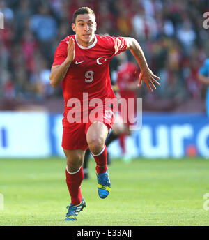 La Turquie et la Slovénie match amical à Bielefelder Alm comprend : Mevlut Erdinc Où : Bielefeld, Allemagne Quand : 31 mai 2013 Cred Banque D'Images