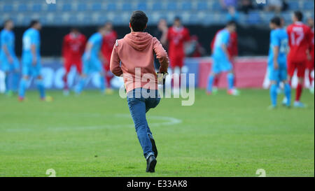 La Turquie et la Slovénie match amical à Bielefelder Alm Où : Bielefeld, Allemagne Quand : 31 mai 2013 Banque D'Images