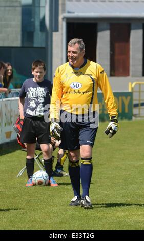 Bernard Dunne Celebrity classique de football Shamrock Rovers vs All Stars à Tallaght Stadium avec Packie Bonner : où : Dublin, Irlande Quand : 08 Juin 2013 Banque D'Images