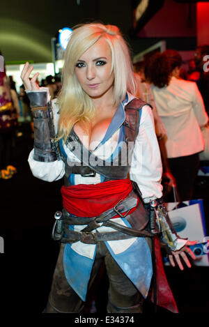 Célébrités à l'E3 Electronic Entertainment Expo - Jour 1 avec : Jessica Nigri Où : Los Angeles, California, United States Quand : 11 Juin 2013 Banque D'Images