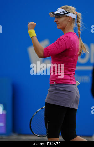 Tournoi de tennis classique AEGON - Jour 5 - féminin - Sabine Lisicki v Mirjana Lucic-Baroni - à Edgbaston Priory Club comprend : Mirjana Lucic-Baroni Où : Birmingham, Royaume-Uni Quand : 13 Juin 2013 Banque D'Images